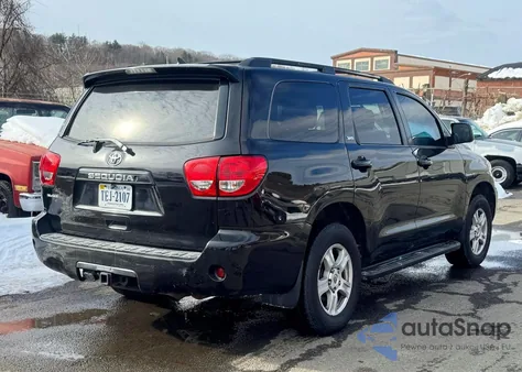 2012 Toyota Sequoia Sr5 z USA, uszkodzony, nr VIN 5TDBM5G17CS002449